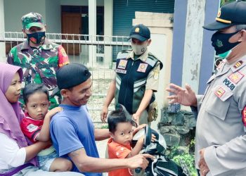 Satgas Penanganan Covid-19 Kecamatan Susukanlebak Gelar Gakum Dan Pendisiplinan Protokol Kesehatan