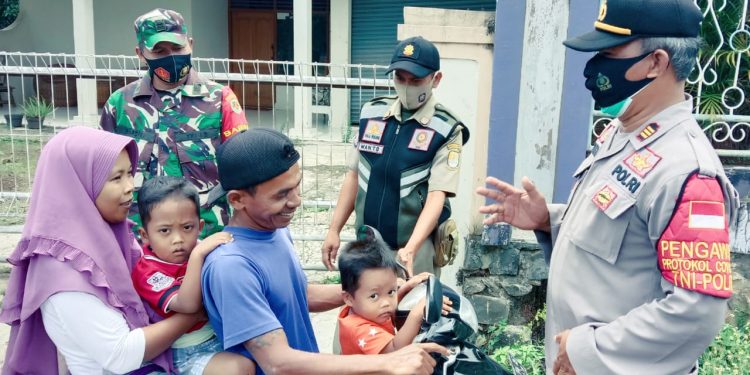 Satgas Penanganan Covid-19 Kecamatan Susukanlebak Gelar Gakum Dan Pendisiplinan Protokol Kesehatan