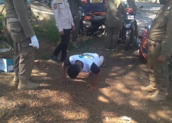 Tidak Mengenakan Masker Sejumlah Pelanggar Dikenakan Sanksi