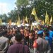 Tolak Omnibus Law, PMII Indramayu Demo di Depan DPRD