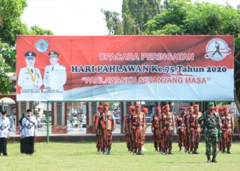 Amanat Upacara Hari Pahlawan Di Alun-alun Brebes Tahun 2020