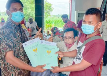 BPN Sebar Sertifikat PTSL di Desa Kaligawe Dan Kaligawe Wetan