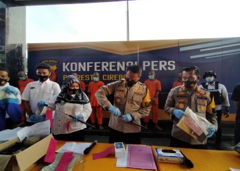 Polresta Cirebon Bekuk Empat Anggota Berandalan Bermotor