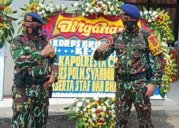 HUT BRIMOB KE 75 DAPAT MENJADI PENDORONG DAN MOTIVASI BRIMOB UNTUK SEMAKIN MENINGKATKAN KUALITAS KERJA DAN KINERJA SERTA PROFESIONAL