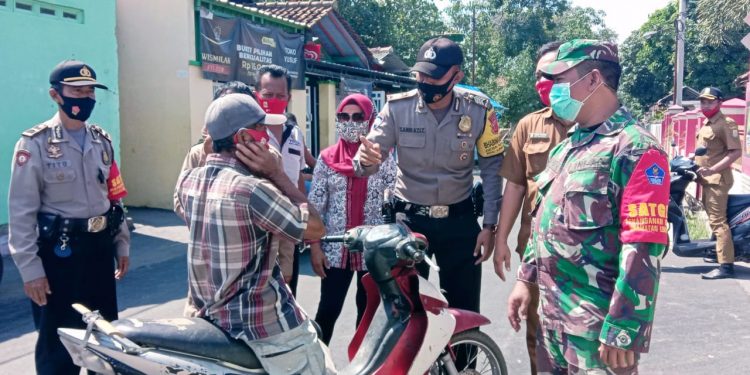40 Pelanggar di Sarajaya Terjaring Operasi Gakum Dan Pendisiplinan Protokol Kesehatan