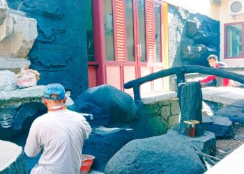 Selain Tingkatkan Nilai Estetika, Pemdes Sigong Bangun Kolam Ikan Guna Relaksasi dan Sarana Tunggu Pelayanan