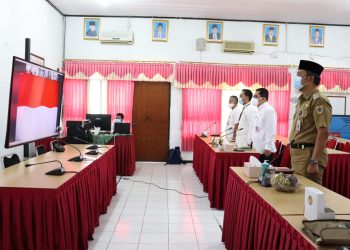 Wakil Bupati Brebes Ikuti Penyerahan DIPA dan TKDD Secara Virtual