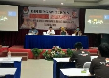 KPU Resmi Gunakan Sirekap, Waktu Terbatas, KPU Indramayu Keroyokan Bimtek KPPS