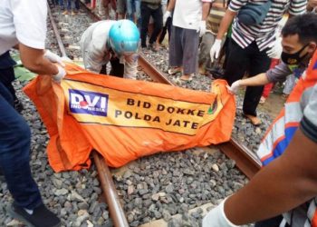 Petani Tewas Tertabrak Kereta Api Barang di Tanjung