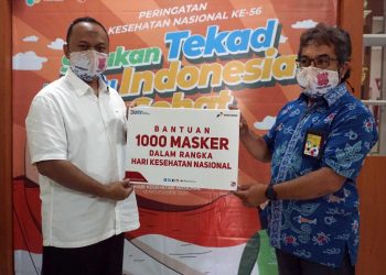 Sambut Hari Kesehatan Nasional, Pertamina Bantu 1.000 Masker Bermotif Mangrove