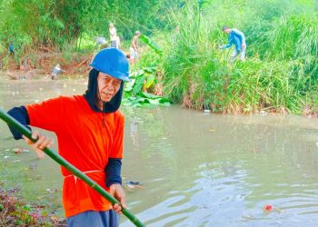 Tuntaskan Sisa Dana Desa Tahap Tiga, Pemdes Picungpugur Gelar Padat Karya