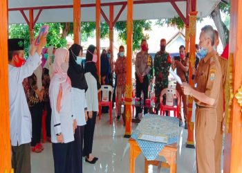 Isi Kekosongan, Kuwu Ciawijapura Lantik Dua Perangkat Desa