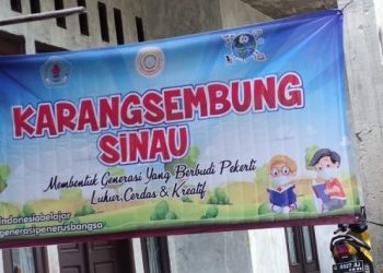 Karangsembung Sinau , Ajari Anak Sekolah Belajar Daring