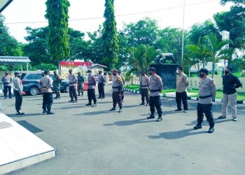 Polsek Susukanlebak Gelar Apel Siaga Pilkada Serentak Tahun 2020