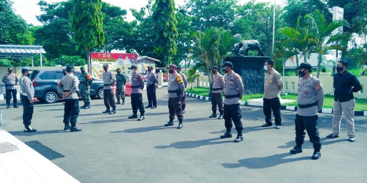Polsek Susukanlebak Gelar Apel Siaga Pilkada Serentak Tahun 2020
