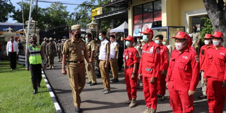 Wakil Bupati Brebes Pimpin Apel Gelar Pasukan Pam Nataru