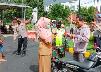Berlakukan PPKM, Satgas Covid-19 Kecamatan Sedong Gencar Operasi Yustisi