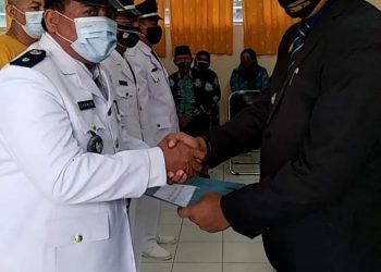 Camat Bongas Resmikan  tiga Kuwu