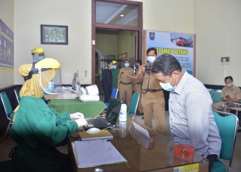 Vaksinasi Termin Pertama Kabupaten Tegal Dimulai