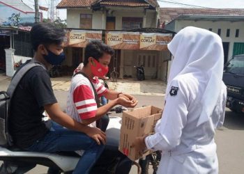 Pramuka Saka Wira Kartika Salem Brebes Turun ke Jalan Galang Bantuan Bencana Alam