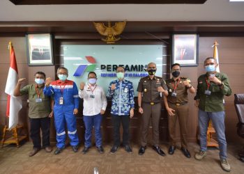 Tingkatkan Sinergitas, Kejari dan BPN Visit ke RU VI Balongan