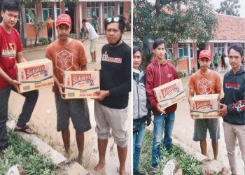 KCI Cirebon, KCI Jawa Barat Dan CBR Cilacap Barat Peduli Korban Banjir