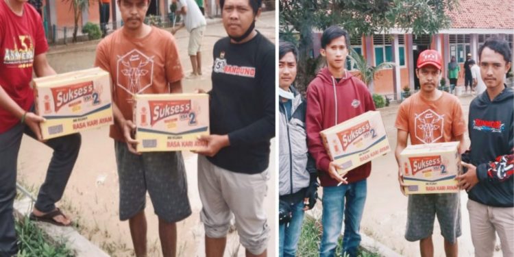KCI Cirebon, KCI Jawa Barat Dan CBR Cilacap Barat Peduli Korban Banjir