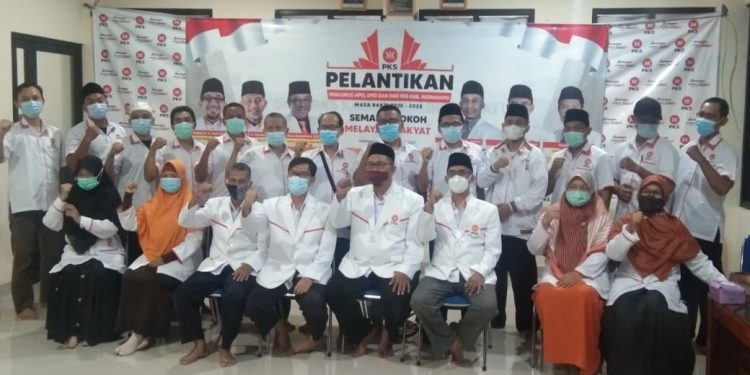 Secara Virtual, Pengurus DPTD PKS Indramayu Dilantik