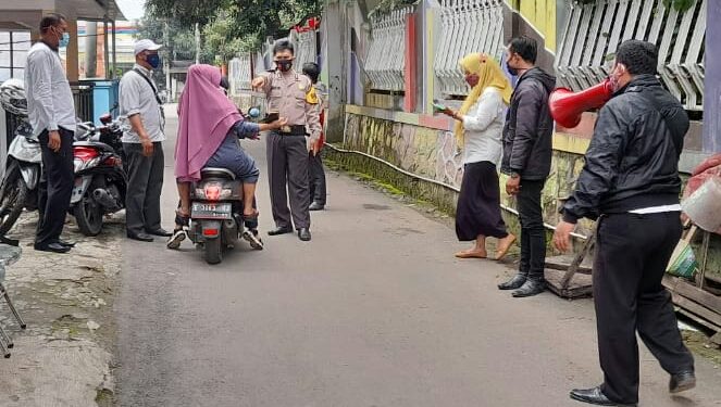 Satgas Penanganan Covid-19 Desa Sidawangi Laksanakan Giat Ppkm Skala Mikro