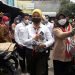 Semangatnya Istri Gubenur Jawa Barat Turun Langsung Kepasar Celancang Bagikan Masker