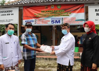 Perum GSI Tukmudal Sumber Jadi Tempat Percontohan Prokes Monitoring Satgas Penanganan Covid-19