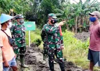 Dandim Bojonegoro Tegaskan Pengerukan Sungai di Lokasi TMMD Reguler Akan Tepat Waktu