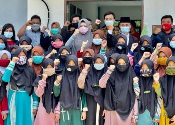 Dewi Aryani Resmikan Gedung BLK di Ponpes Riyadatul Mubarok Brebes