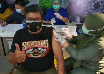 Jajaran Humas Polres Ciko dan Polsek, Sudah disuntik Vaksin