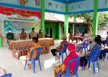 Dinsos Bojonegoro Berikan Sosialisasi di Non Fisik TMMD Reguler