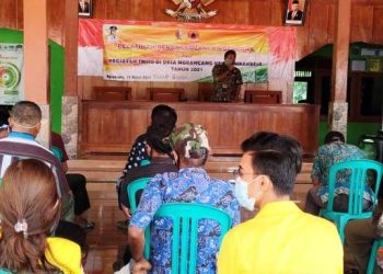 BPBD Bojonegoro Berikan Pengetahuan Kebencanaan di Non Fisik TMMD Reguler (10)