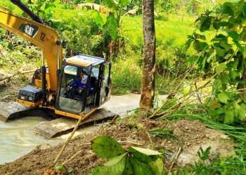 Normalisasi Sungai Adalah Salah Satu Sasaran Fisik TMMD Reguler Bojonegoro