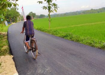 Mulusnya Jalan Aspal Hasil TMMD Reguler di Ngrancang Bojonegoro Kini