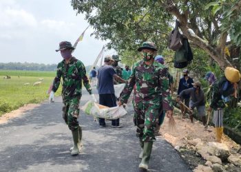 Pekerjaan Penutupan Bahu Jalan TMMD Reguler Bojonegoro (47)