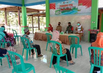 Dinkes Bojonegoro Sosialisasikan Posbindu PTM di Non Fisik TMMD Reguler