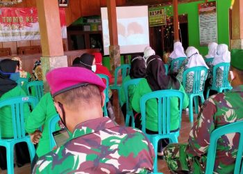 DP3AKB Bojonegoro Edukasikan Perlindungan Anak dan GSI di Non Fisik TMMD Reguler