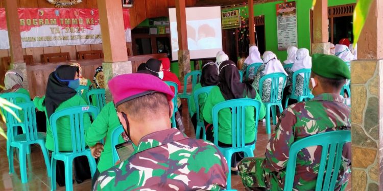 DP3AKB Bojonegoro Edukasikan Perlindungan Anak dan GSI di Non Fisik TMMD Reguler