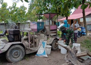 Jalan TMMD Reguler Bojonegoro Memfasilitasi Para Petani dan Pemilik Rice Mill Keliling