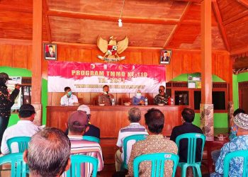 Polres Bojonegoro Sosialisasikan Bahaya Narkoba di Lokasi TMMD Reguler