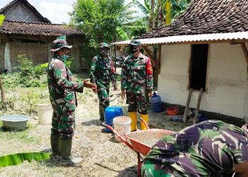 Rehab RTLH Program Aladin TMMD Reguler Bojonegoro Juga Dipacu