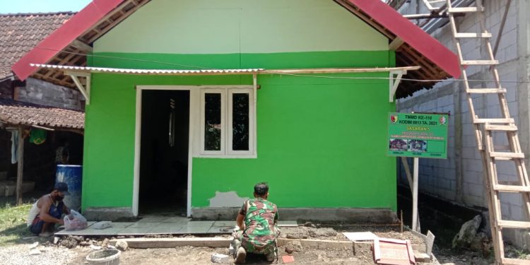 Rehab RTLH Aladin TMMD Reguler Bojonegoro Memasuki Finishing