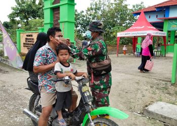 Satgas TMMD Reguler Bojonegoro Berlakukan Prokes Ketat di Tempat Tugas