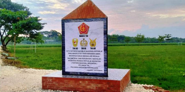 Arti Inskripsi di Tugu Prasasti TMMD Reguler Bojonegoro di Desa Ngrancang