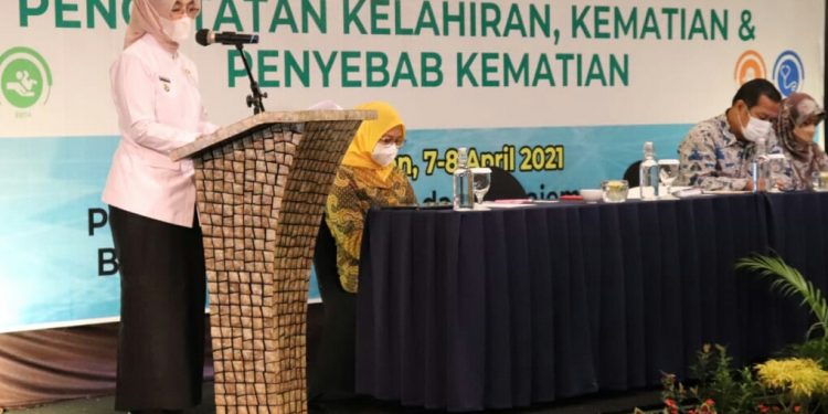 WABUP CIREBON HADIRI SOSIALISASI DAN RAPID ASSESMENT PENCATATAN KELAHIRAN, KEMATIAN DAN PENYEBAB KEMATIAN