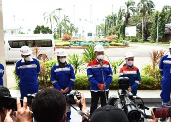 Menteri ESDM Tinjau Langsung Kondisi Empat Tangki Padam